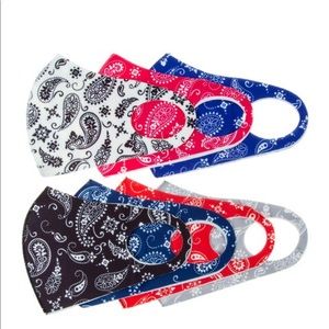 🔴3 for $12🔴 •Paisley Protection• Face Mask